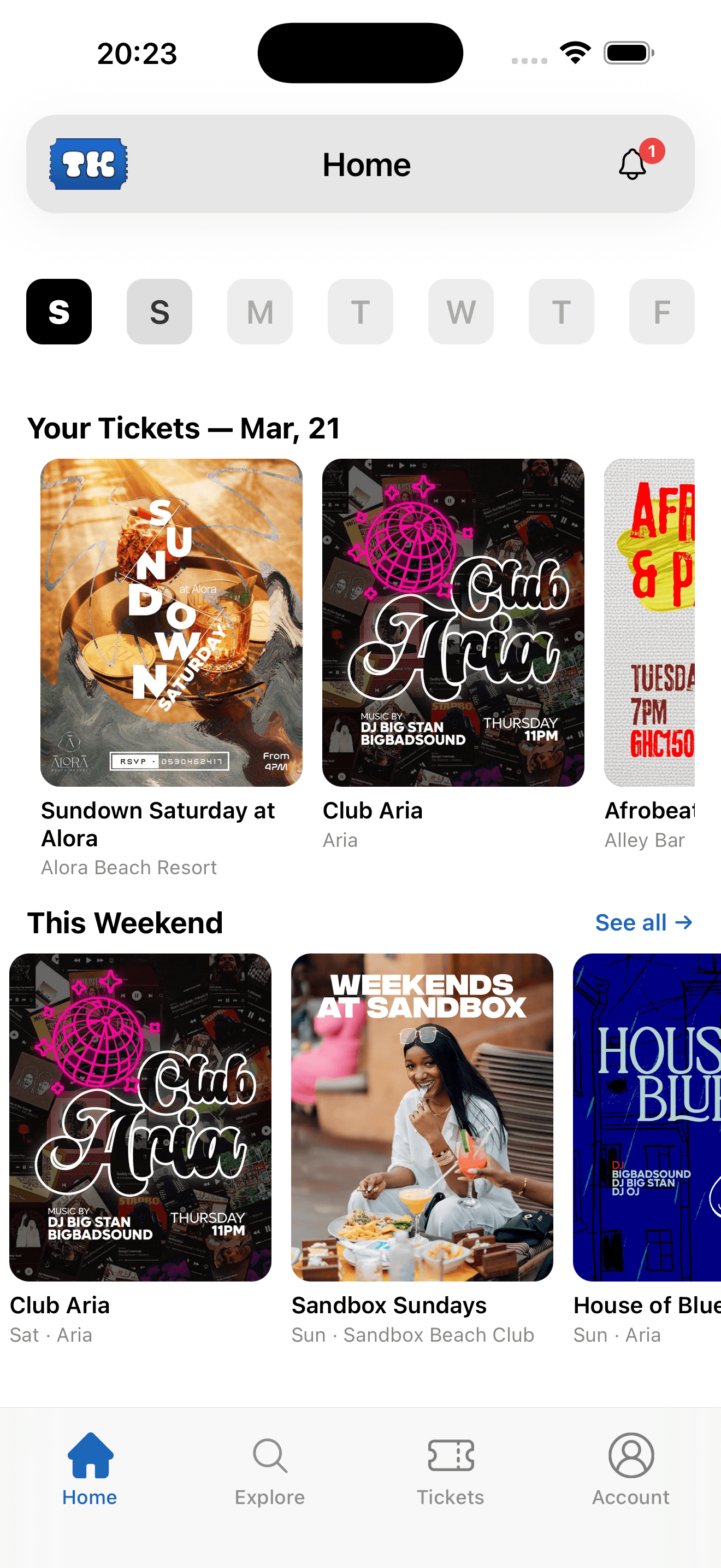 Discover events near you