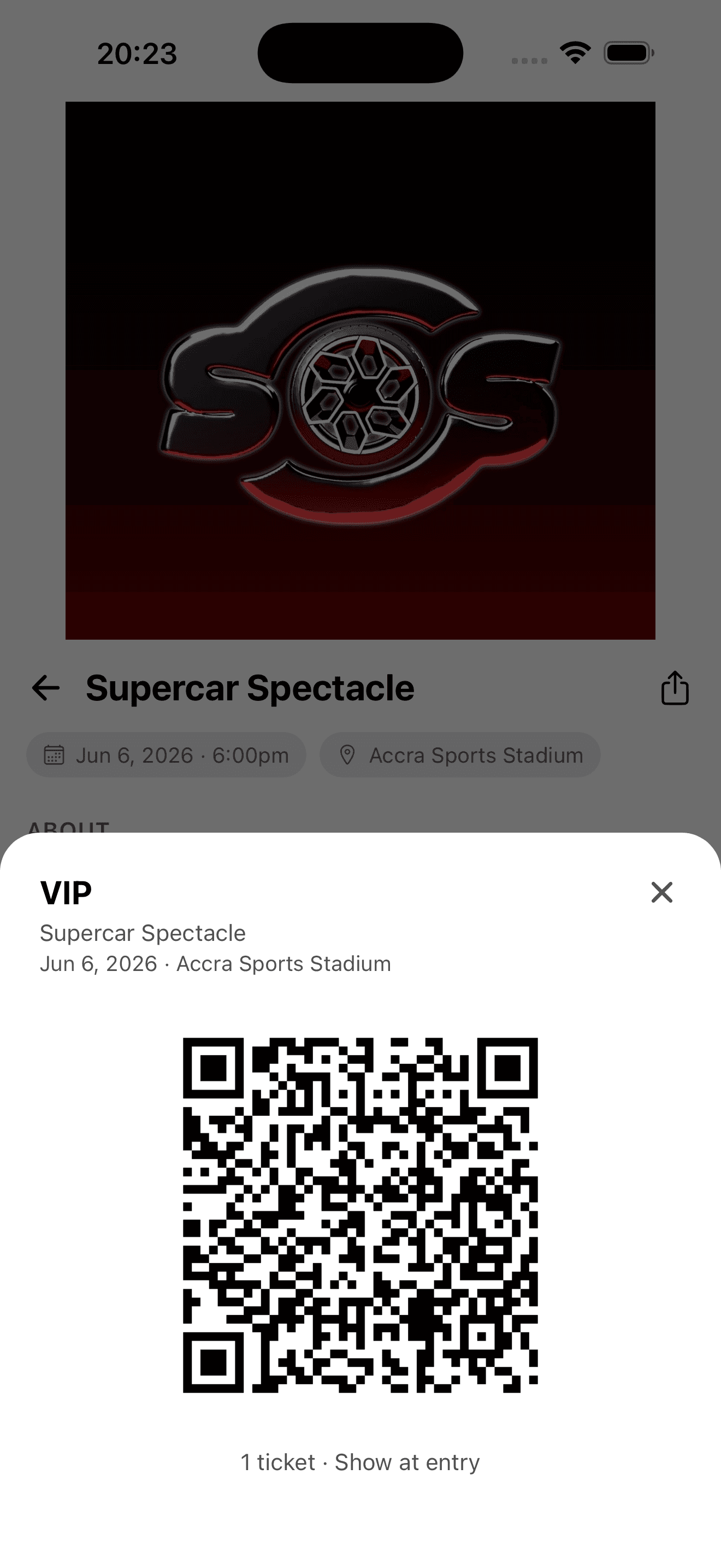 Your ticket, always ready